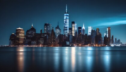 Obraz premium city skyline