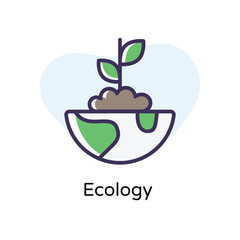 Ecology vector icon