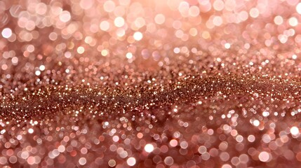 Peach pink glitter bokeh texture background , Rose gold pink sparkle glitter pattern