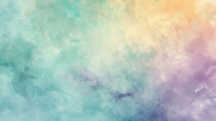 A calming pastel background with a blend of light teal, lavender, and soft yellow