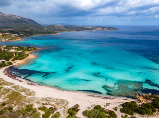 Grande Pevero beach near Porto Cervo, Sardinia island