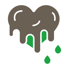 Bleeding Glyph Two Color Icon