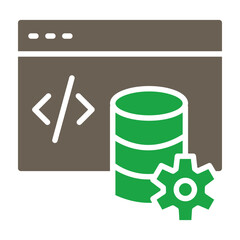 Metadata Vector Glyph Two Color Icon