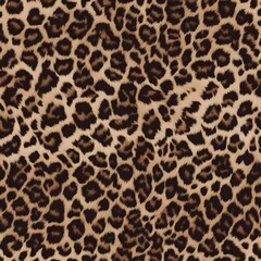 Leopard design fluffy fur texture, stylish fashion background, real hair