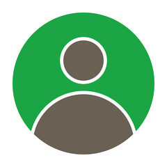 Customer Glyph Two Color Icon