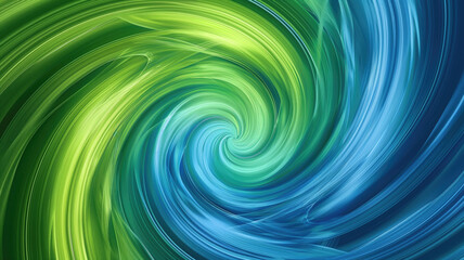 Fototapeta premium Abstract blue green swirl background