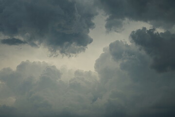 dramatic dark clouds in the sky, dark storm clouds in a dark sky before rain,cloudy sky