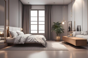 Obraz premium Modern Comfort Bedroom Style