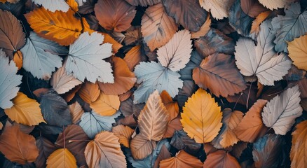 Autumn Leaves on the Ground
