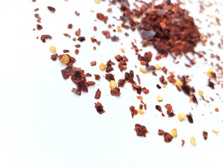 Awesome portion of dried chilli flakes.