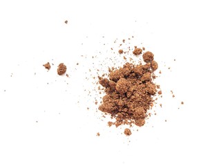 Juniper powder on a white background.