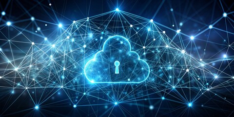 Digital Cloud Security Network, cloud security , cybersecurity , data protection , network architecture