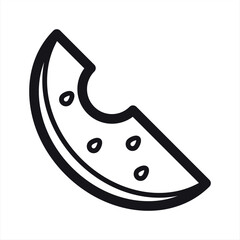 Watermelon half and sliced on white background. Fresh and juicy watermelons. cut and chopped fruit. Vector illustration