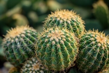 Fototapeta premium Close Up of a Cactus with Spines.