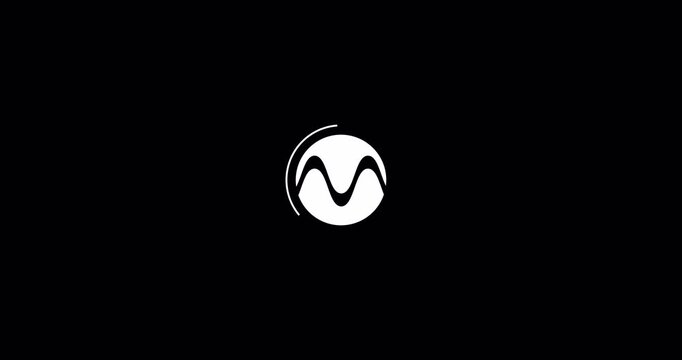 loading ball wave icon for graphic ui asset