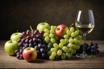 Still life with grapes and apples © ThomasLENNE