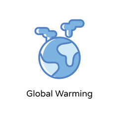 Global Warming vector icon