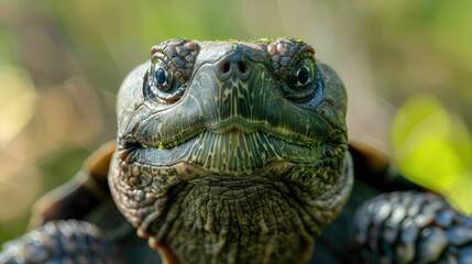 Fototapeta premium close up of a turtle