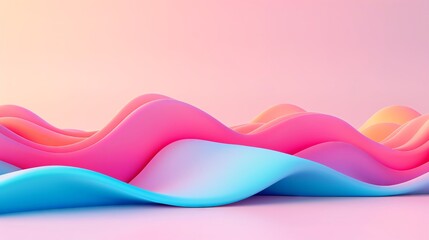 Abstract colorful wave background, vibrant gradient, pink, blue, orange, liquid, flow, dynamic, modern, design
