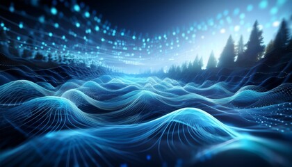 Wave sound of water molecules