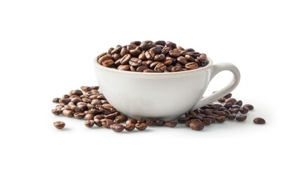Naklejka premium cup of beans