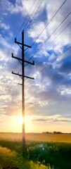 Obraz premium Lineman Pole