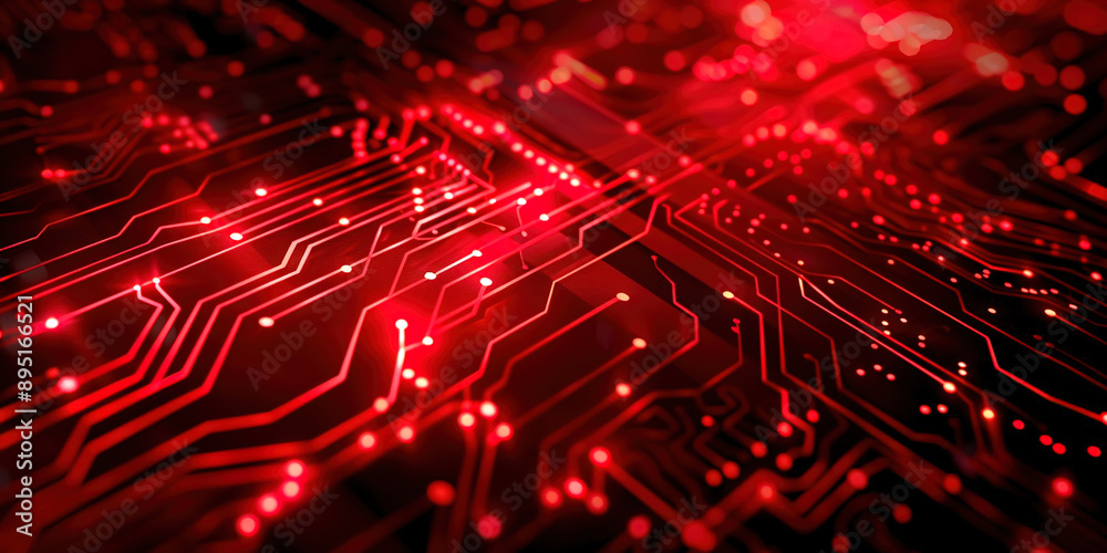 Poster computer technology abstract background