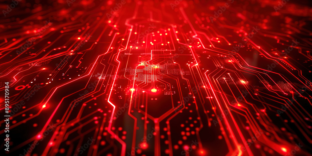 Poster Computer technology abstract background