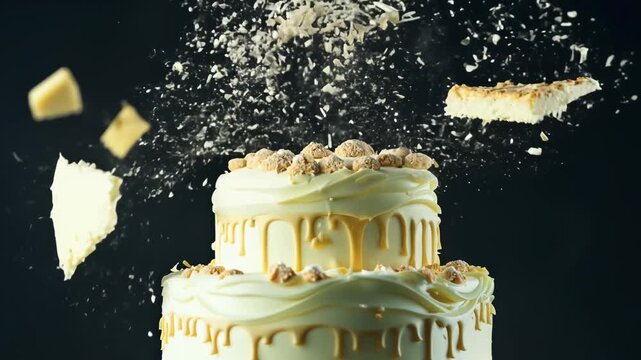birthday cake exploding