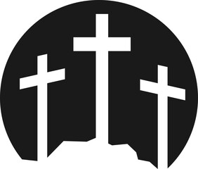 Obraz premium Religious Cross, Spiritual Symbol 