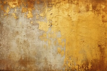 Obraz premium Weathered Material Masterpiece Golden Palette Newspaper Painting