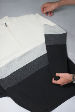 MOCKUP BRAND CLOTHE WITH  STICKER  HANDS JOGER