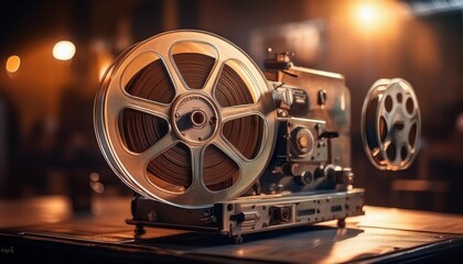 Obraz premium old movie reader old movies