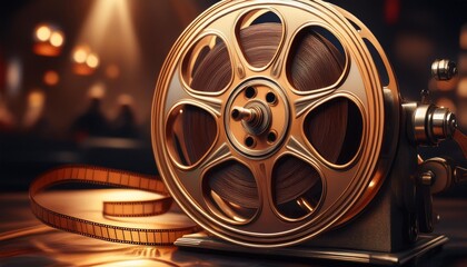 Obraz premium old movie reader old movies
