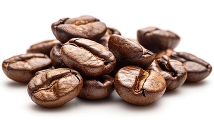 Obraz premium Closeup of Roasted Coffee Beans