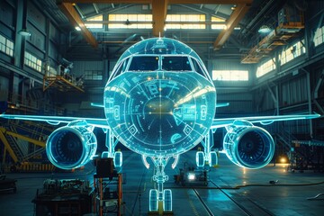 Digital twin tech for aircraft maintenance  holographic a320 model with virtual reality integration