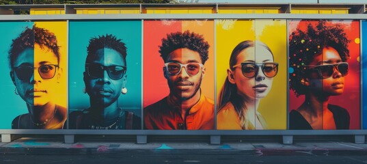 Empowerment and Inclusion Billboard for Advocacy Campaign Using Vibrant Colors and Bold Design