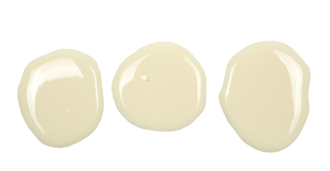 Soy milk with calcium spilled, puddle texture, top view