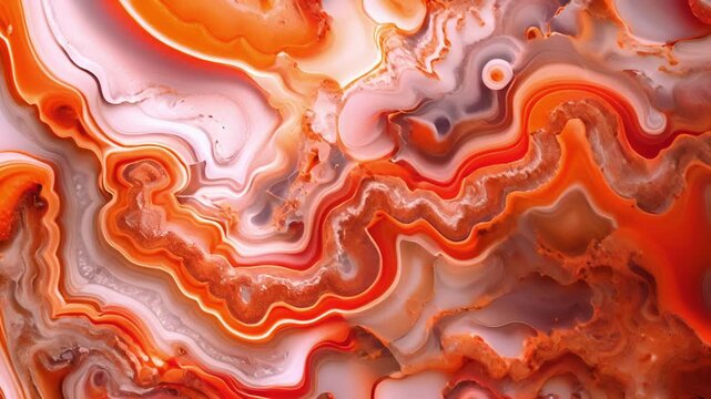 A subtle pattern of irregular lines and shapes in shades of rust and copper resembling the unique patterns found in agate stone.