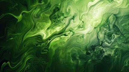 Abstract green background. Ai generation.