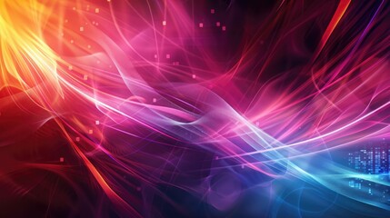 Abstract high technology background. Ai generation