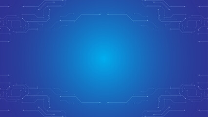 Abstract futuristic circuit board Illustration, Circuit board with various technology elements. Circuit board pattern for technology background. Vector illustration