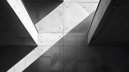 Fototapeta premium Abstract Geometric Shapes in Concrete