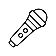 microphone icon vector design template simple and clean