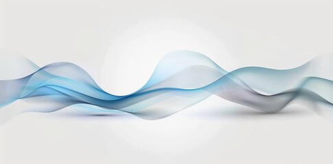 Obraz premium Dark blue gradient watercolor paint background with fluid curve lines texture and white text space.