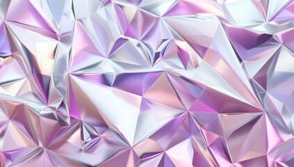 Obraz premium Modern wallpaper with 3D renders of abstract holographic backgrounds.