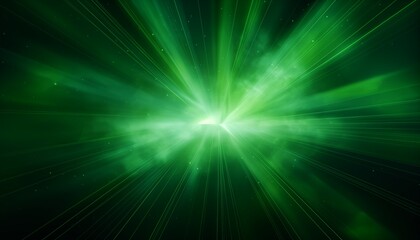 abstract green ray light background