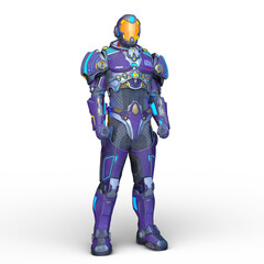 サイバーマン　3DCGレンダリング