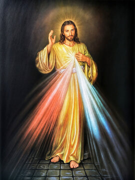 Divine Mercy: Jesus Christ, Source Infinite Compassion sacred portrait