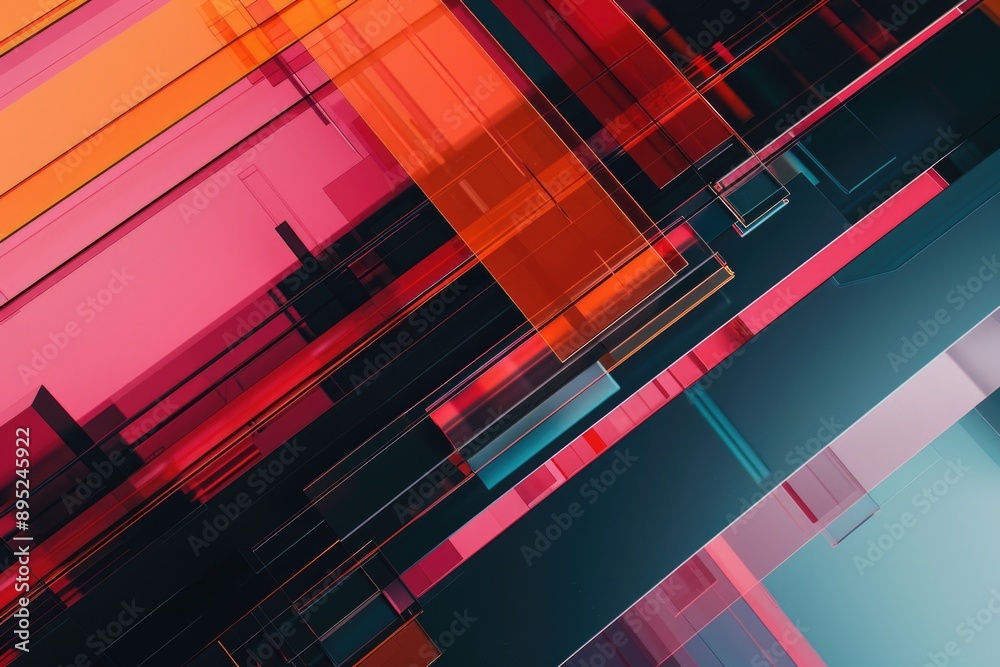 Poster a vibrant and imaginative background with swirling shapes and colors